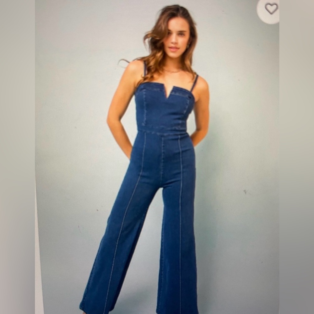 Denim jumpsuit